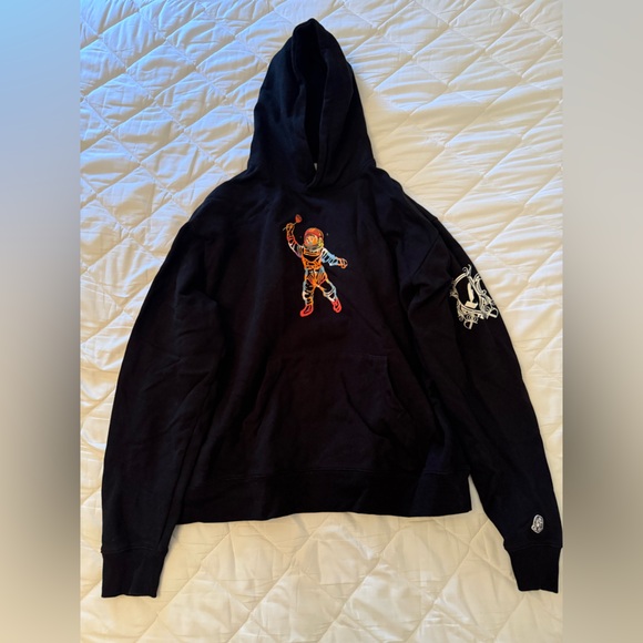 Billionaire Boys Club Black Hoodie with Astronaut Graphic